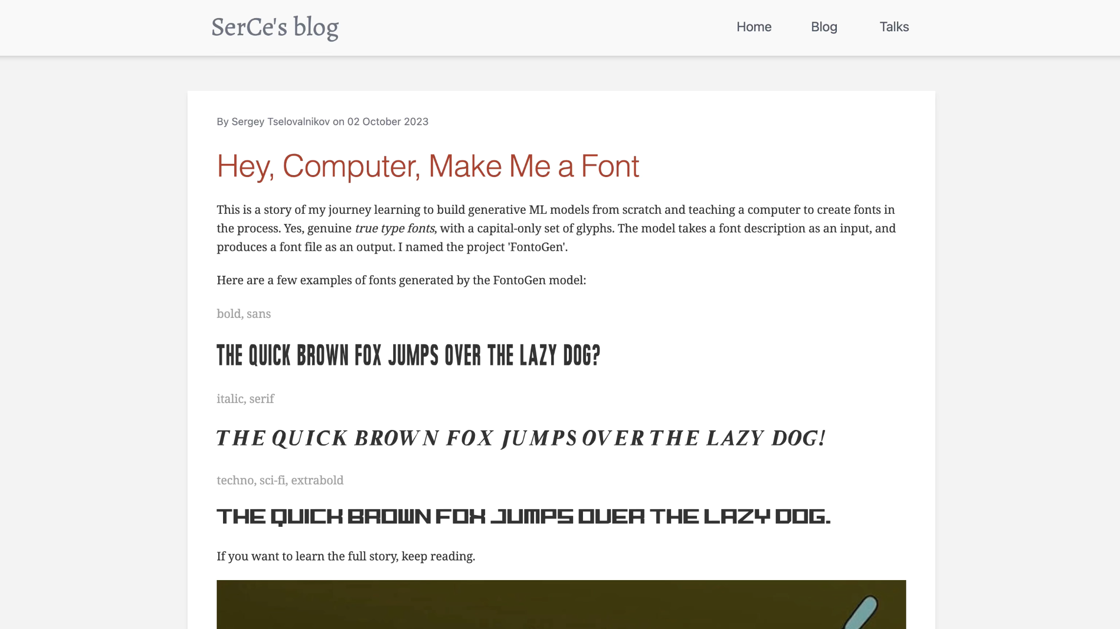 Sergey Tselovalnikov, <em>Hey, Computer, Make Me a Font</em>