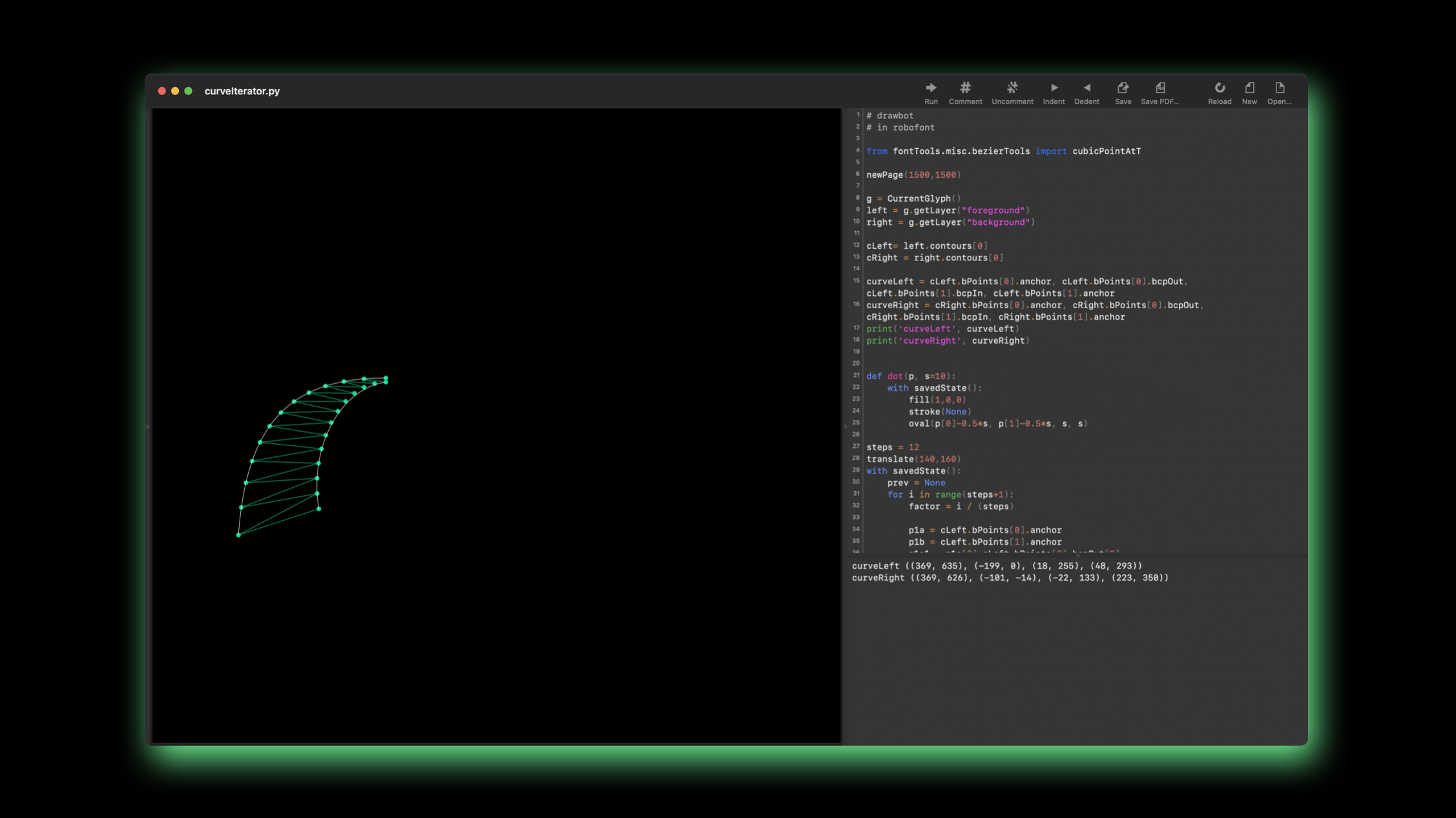 A first proof of concept, 99% coded by Erik van Blokland