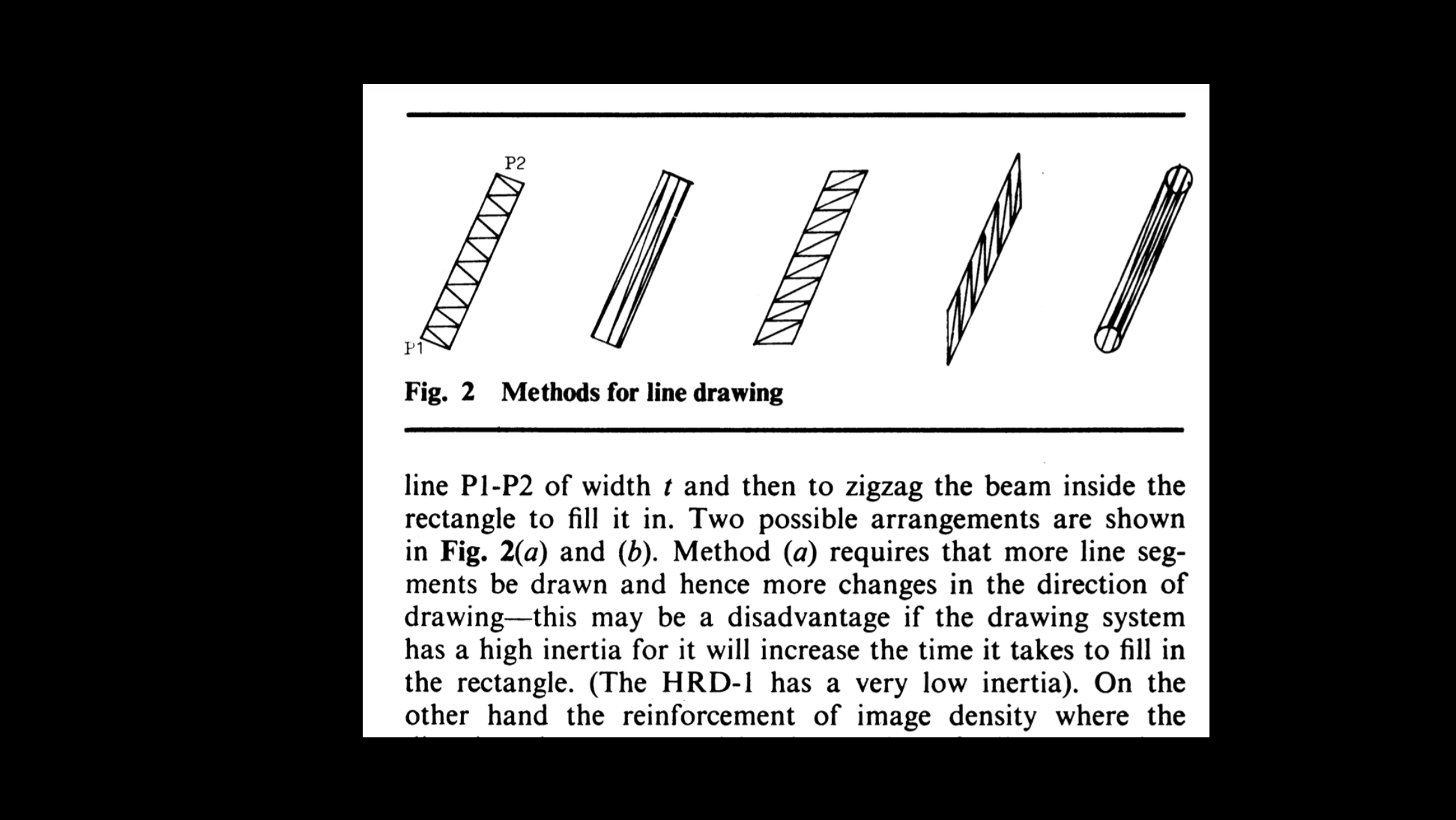 A compelling detail from Wiseman, Campbell, Harradine, ’On making graphic arts quality output by computer’, in: <em>The Computer Journal</em>, Vol. 21, issue 1, 1978